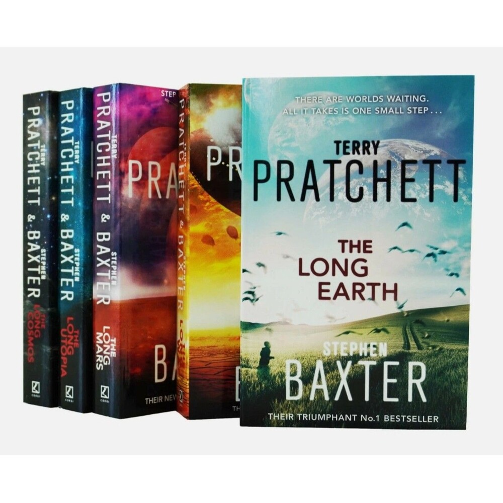 The Long Earth Complete Collection 5 Books By Terry Pratchett - Adult -Paperback